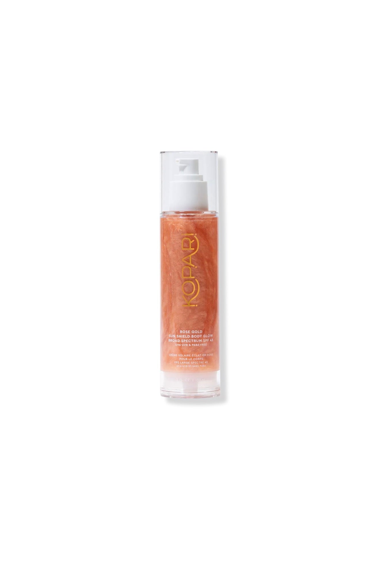 Rose Gold Sun Shield Body Glow Sunscreen SPF 45