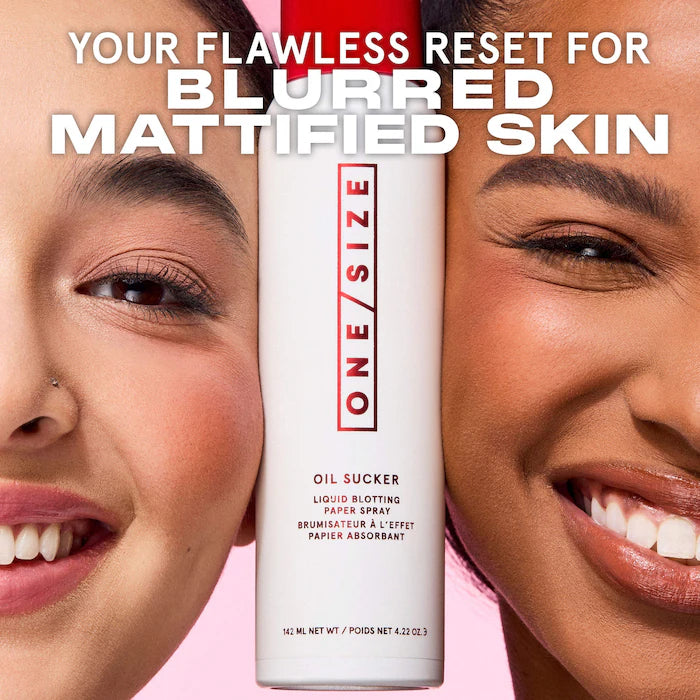 ONE/SIZE by Patrick Starrr 
Oil Sucker Liquid Blotting Paper Touch Up Spray