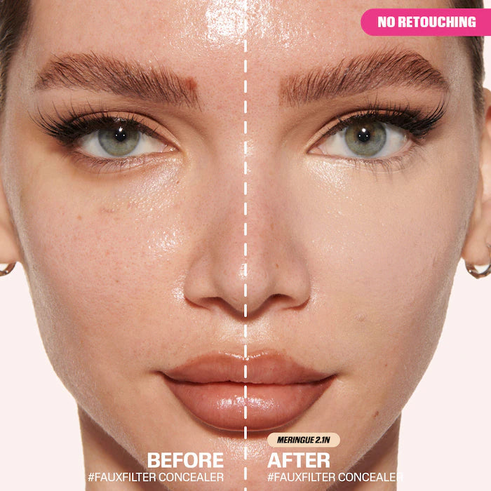 HUDA BEAUTY 
#FauxFilter Matte Buildable Coverage Waterproof Concealer