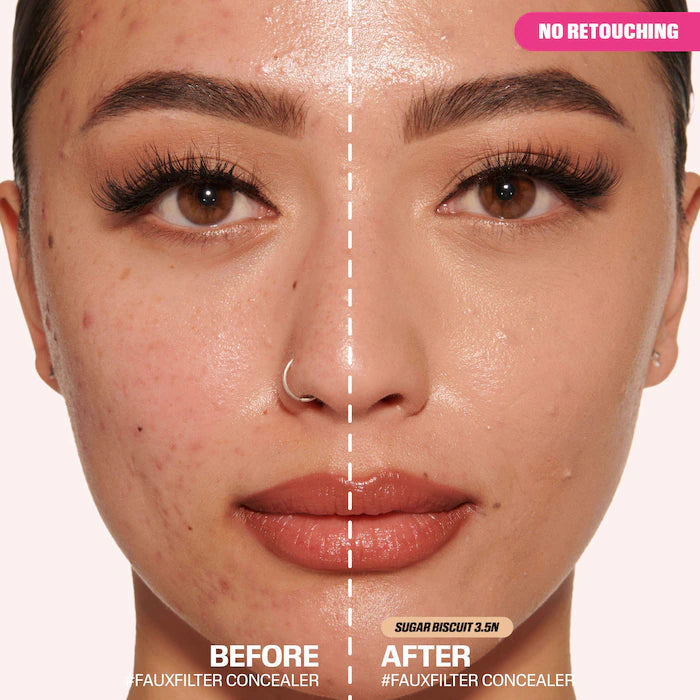 HUDA BEAUTY 
#FauxFilter Matte Buildable Coverage Waterproof Concealer