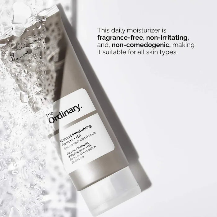 The Ordinary 
Natural Moisturizing Factors + Hyaluronic Acid Daily Moisturizer