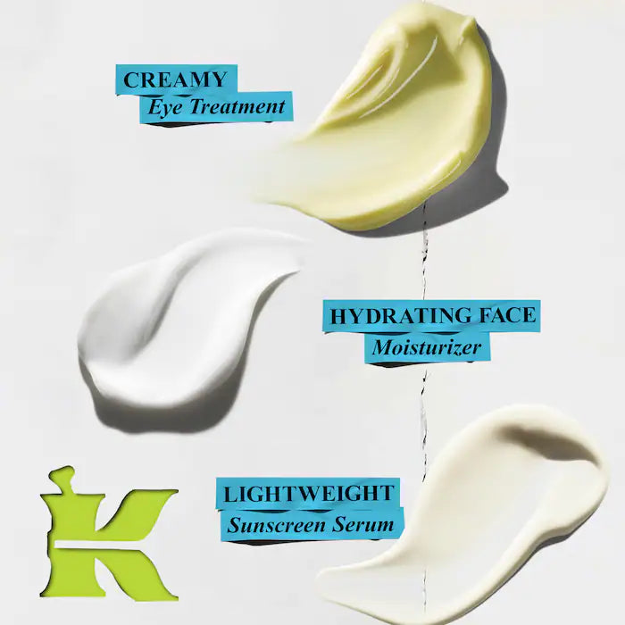 Kiehl's Since 1851 
Best Sellers Hydrate & Help Protect Skincare Set