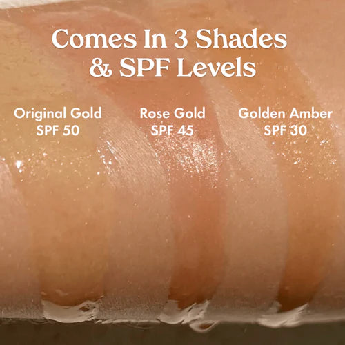 Rose Gold Sun Shield Body Glow Sunscreen SPF 45